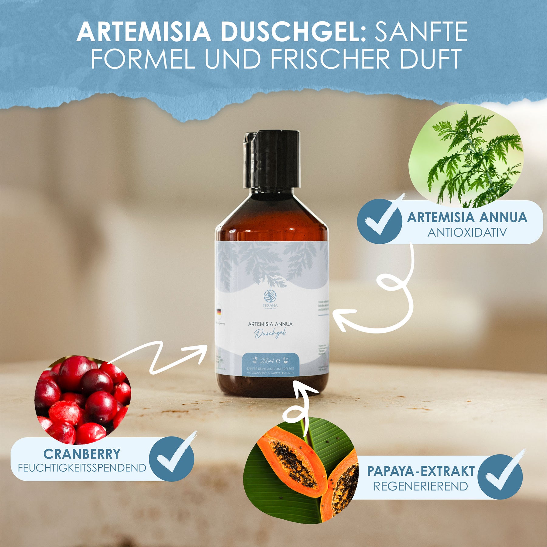 Artemisia annua Duschgel