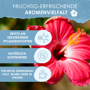 Hibiskustee Hibiskusblüten