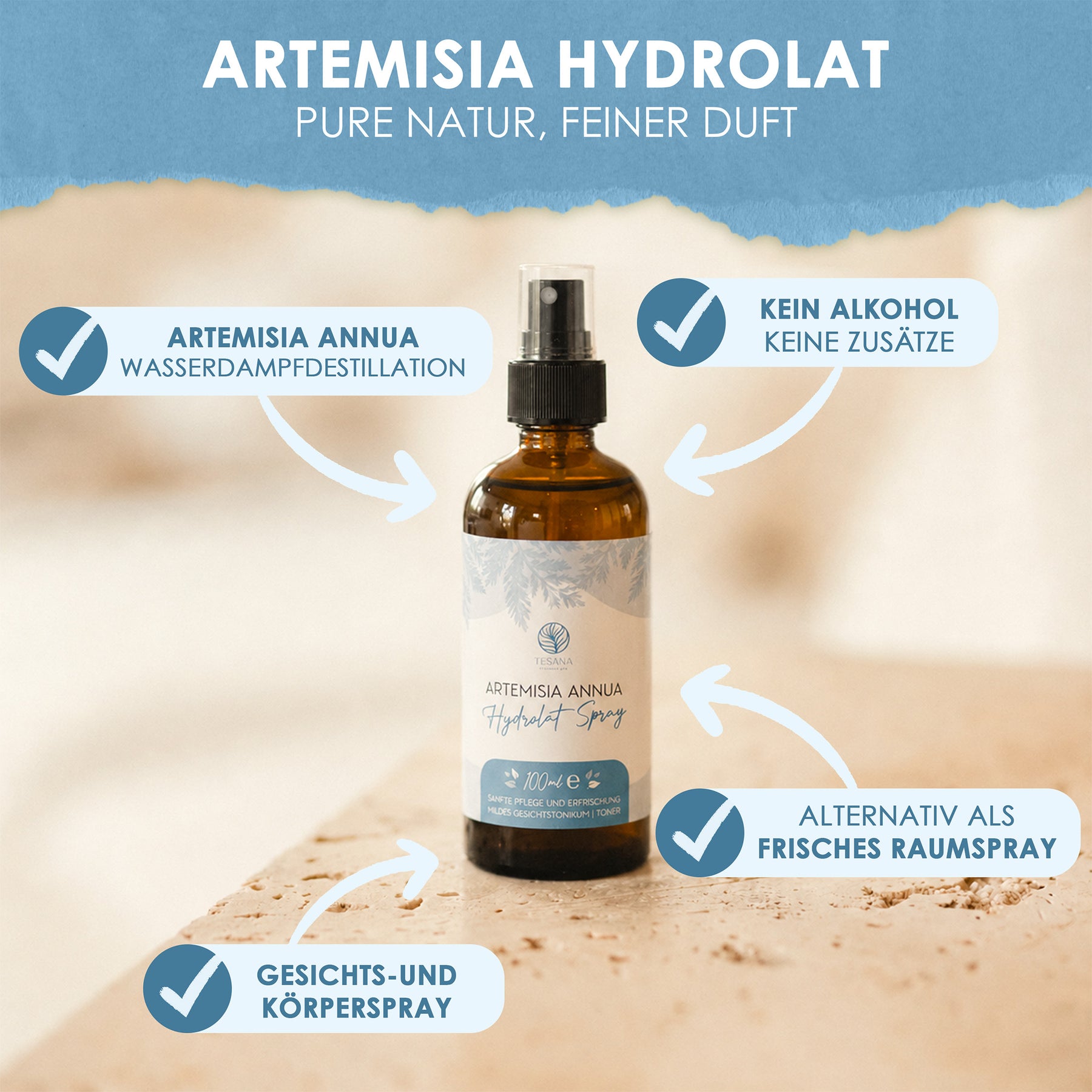 Artemisia annua Hydrolat Spray