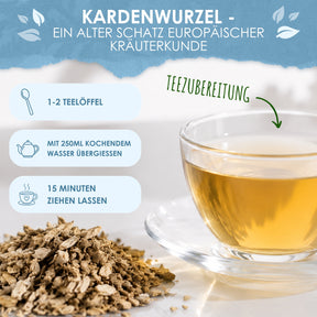 Wilde Karde Kardenwurzel